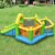 Inflatable Slide Bouncer Ball Pit Basketball Dart Game Without Blower Perspective: top