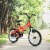 Gymax 16'' Kids Bike Toddlers Adjustable Freestyle Bicycle w/ Training Wheels Perspective: top