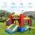 Costway 6-in-1 Inflatable Bounce House Bouncy Castle Blow up Toddler Bouncy House for Kids I Perspective: top
