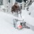18 15 Amp Electric Snow Thrower Corded Snow Blower Driveway Patio Perspective: top