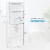 Costway Over the Toilet Storage Rack Bathroom Space Saver w/ 2 Open Shelves & Drawers Perspective: top