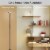Gymax Standing Sky LED Light Modern Dimmable Torchiere Touch Control Bedroom Office Perspective: top