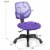 Costway Mesh Office Chair Low-Back Armless Computer Desk Chair Adjustable Height Perspective: top