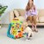 Costway 3 in 1 Sit to Stand Learning Walker Kids Activity Center Perspective: top