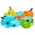 Hasbro Hungry Hungry Hippos® Game Perspective: top