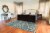 Feizy Keats Abstract Ikat Print Accent Rug - Crystal Teal/Taupe Perspective: top