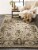 Feizy Rugs Eaton Traditional Persian Wool Area Rug - Gray/Beige Perspective: top