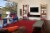 Feizy Rugs Deep/Bright Red Luna Hand Woven Marled Wool Accent Rug Perspective: top
