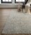 Feizy Rugs Blue/Light Gray Caldwell Vintage Space Dyed Wool Accent Rug Perspective: top