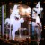 Costway 5 FT Tall Halloween Inflatable Hanging Ghost Blow-up Yard Decoration w/LED Light Perspective: top