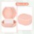 VOCOSTE Portable Soap Dish Box Soap Bar Holder for Travel Camping Gym Outdoor with Cover Perspective: top