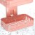 VOCOSTE Plastic Keep Soap Dry Drill Free Soap Holder for Home Bathroom Kitchen Perspective: top
