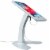 Dual Security Kiosk Stand with Locking Case and Cable for iPad (White) Perspective: top