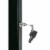 Premium Large Locking Wall Mount (Black) Perspective: top