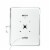 Premium Large Locking Wall Mount (White) Perspective: top