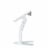 Dual Security Kiosk Stand with Locking Case and Cable for 10.2-Inch iPad® (White) Perspective: top