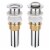 Aquaterior® 2 Pack Rectangle Porcelain Above Counter Vessel Sink Basin with Pop up Drain Perspective: top