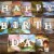 Prime Party Bob Ross Classic Jointed Birthday Banner Sign Perspective: top
