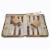 WE Games Tan Map Design Magnetic Backgammon Set, Leatherette, Travel Size Perspective: top