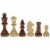 WE Games Wooden Traditional French Staunton Chessmen 3.75 inch king Perspective: top
