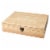 WE Games Old World Wooden Treasure Box with Brass Latch Perspective: top