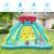 Gymax Inflatable Mighty Water Park Bouncy Splash Pool Climbing Wall w/ 735W Blower Perspective: top
