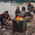 Gymax 30 Gas Fire Pit Table 50,000 BTU Square Propane Fire Pit Table W/ Cover Perspective: top