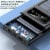 Solar Power Bank 20000Mah Built In 4 Cables Portable Charger W Dual LED Flash Perspective: top