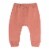 Organic Cotton Top And Pant Set With Ruffles Oatmeal Mix Perspective: top