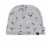 Organic Cotton Hat And Bib Set Printed Small Flowers Perspective: top
