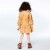Printed Cats Long Sleeve Fleece Dress Perspective: top