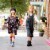 Printed Poodles Long Sleeve Dress Perspective: top