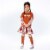 Short Sleeve T-Shirt Ocher Print Perspective: top