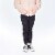 Cut And Sew Leggings Dark Heather Grey Perspective: top