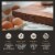 John Boos Walnut Wood Edge Grain Reversible Cutting Board, 18 x 12 x 1.5 Inches Perspective: top