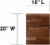 John Boos Blended Walnut Wood Kitchen Cutting Board Island Top Butcher Block Perspective: top