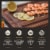 John Boos Reversible 18  Barbecue Carving Cutting Board w/ Juice Groove, Walnut Perspective: top