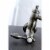 Kingston Brass KS3108TAL Tudor Wall Mount Pot Filler Kitchen Faucet, Brushed Nickel Perspective: top