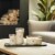 WoodWick® Vanilla Bean Ellipse Jar Candle Perspective: top