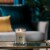 WoodWick Medium Hourglass Candle, Fireside Scent, Premium Soy Blend Wax, 9.7oz Perspective: top