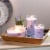 WoodWick Lavender Spa Scented Medium Hourglass Candle, 9.7oz Perspective: top