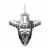 Wrebbit Space Shuttle Orbiter 3D Puzzle Perspective: top