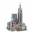 Wrebbit New York Collection Midtown West 3D Puzzle Perspective: top