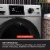 Magic Chef MCSCWD27S5 2.7 Cu Ft Front Load Washer And Dryer Combination, Silver Perspective: top