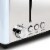 Redmond 4-Slice Extra Wide Slot 1650W Stainless Steel Toaster in Light Blue Perspective: top