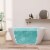 ExBrite 63  Acrylic Free Standing Tub Classic Oval Shape Soaking Tub, Adjustable Freestanding Perspective: top
