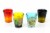 Parks and Recreation Location Logos 4 Piece Shot Glass Set Perspective: top