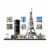 LEGO 21044 Architecture Skyline Collection Eiffel Tower Building Set (694 Piece) Perspective: top