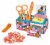 LEGO® DOTS™ Arts and Crafts Creations Desk Organizer Building Set Perspective: top