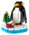 LEGO® Christmas Penguin Building Toy Perspective: top
